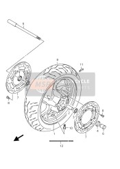 Roue avant (AN400 E19)